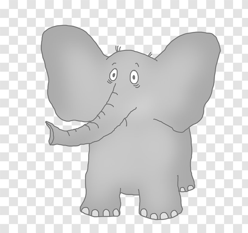 Elephant Cartoon Clip Art - Flower - Head Transparent PNG