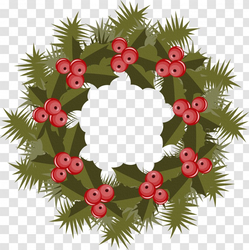 Wreath Christmas Floral Design Berry - Wreaths Transparent PNG