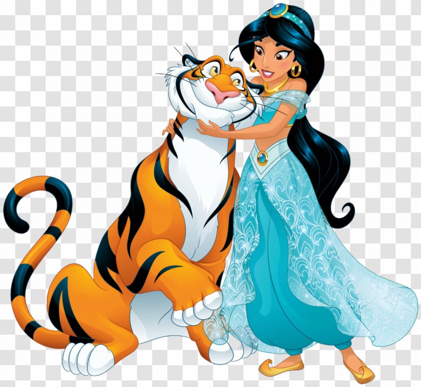 Princess Jasmine Jafar Iago Rajah Disney - Mammal - Aladdin Transparent PNG