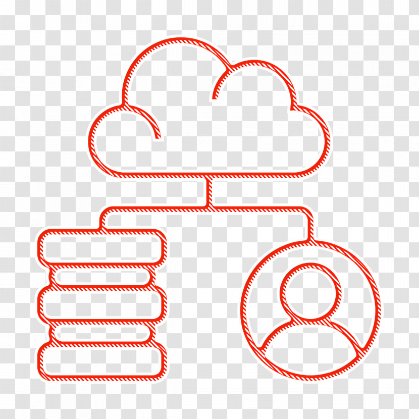 Big Data Icon Account Icon Cloud Service Icon Transparent PNG