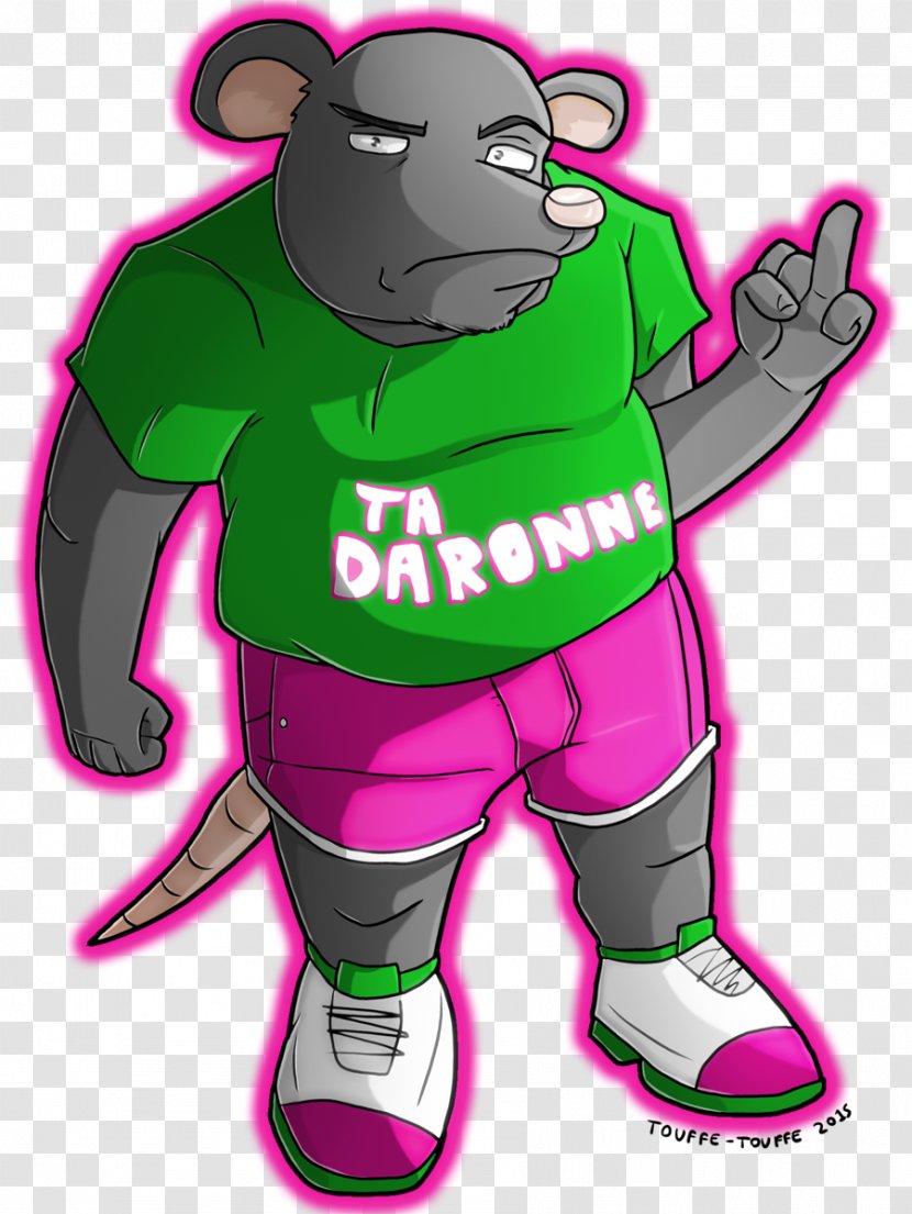 Mammal Pink M Mascot Clip Art - Rat Boy Transparent PNG
