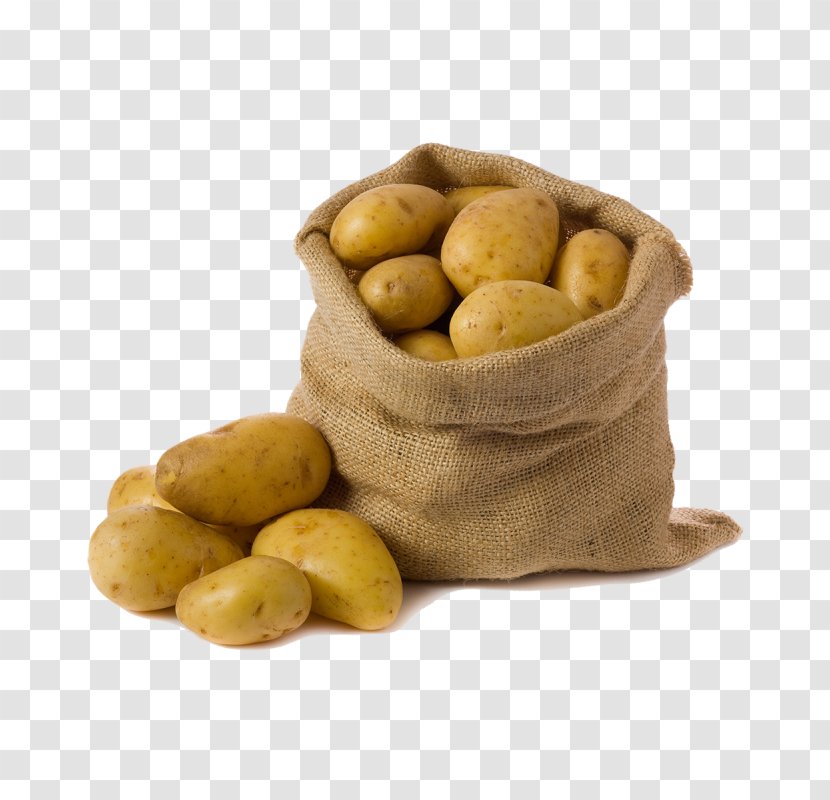 Baked Potato Gunny Sack Russet Burbank Bag Stock Photography - Food Transparent PNG