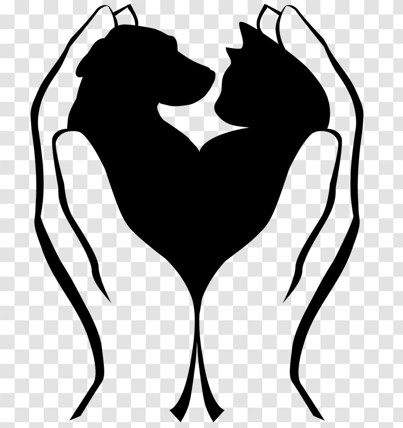 Dog And Cat - Adoption - Silhouette Leaf Transparent PNG