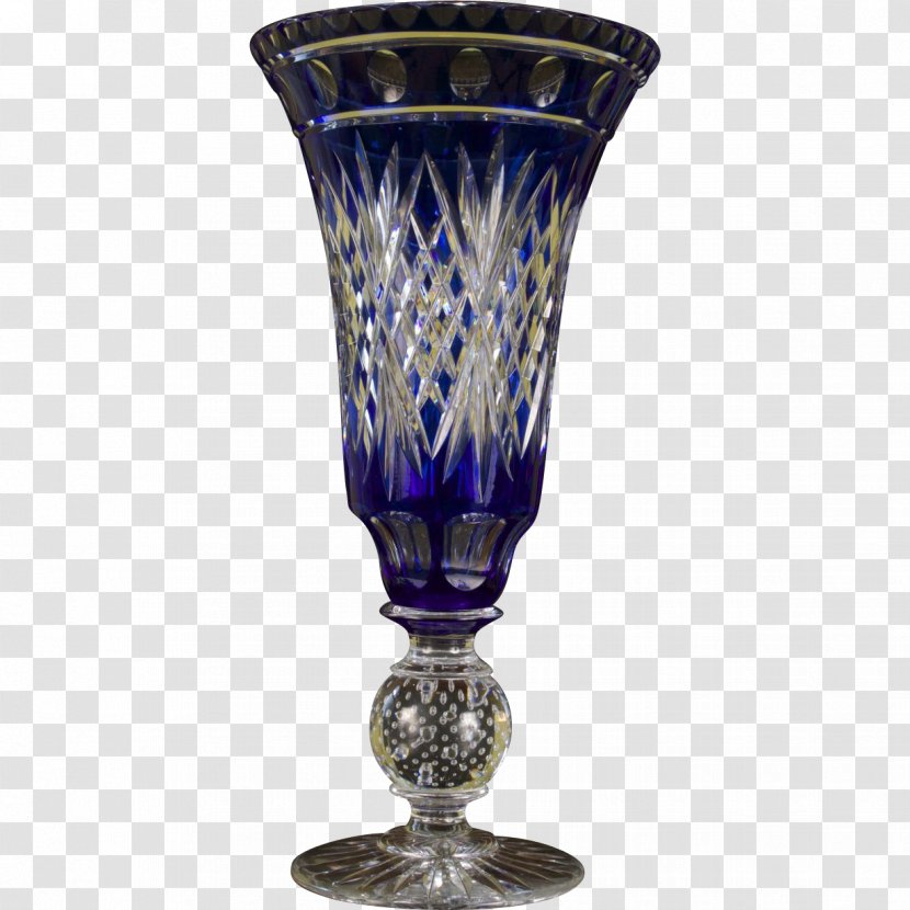 Corning Museum Of Glass Pairpoint Vase Cobalt Blue - Champagne Stemware Transparent PNG