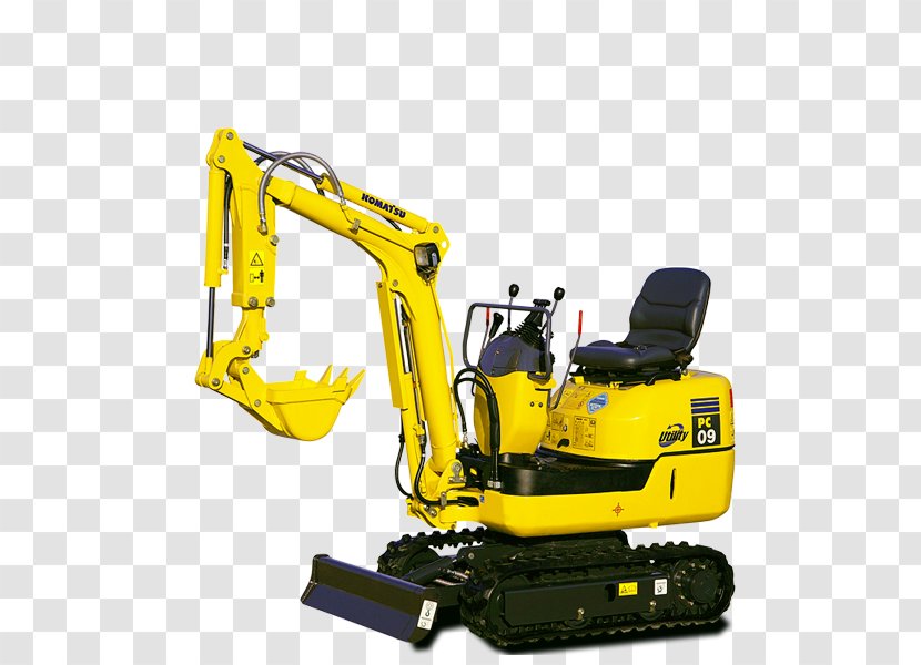 Komatsu Limited Compact Excavator Architectural Engineering Machine - Technology Transparent PNG