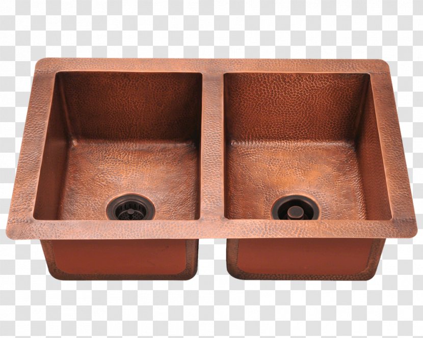 Kitchen Sink Bowl Copper Drain Transparent PNG