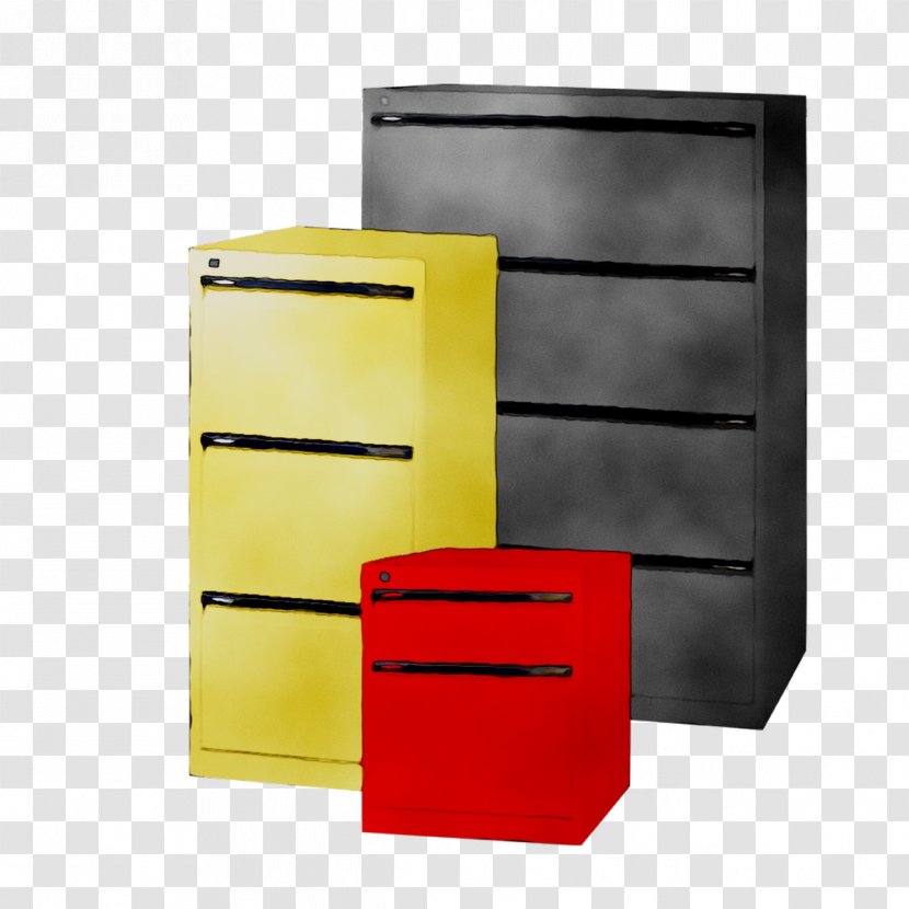 Drawer File Cabinets Product Design Angle - Yellow Transparent PNG