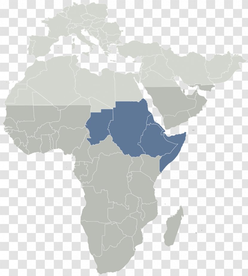 Central Africa Sub-Saharan Tropical North Europe - World - Map Transparent PNG