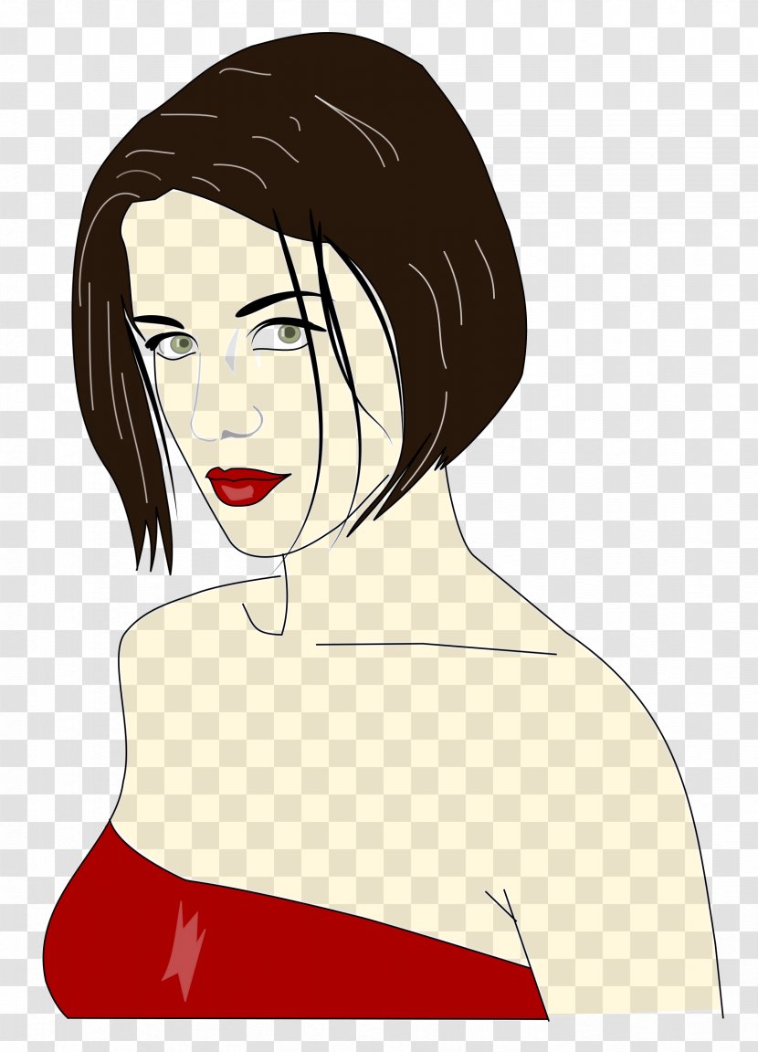 Woman Drawing - Heart - Beauty Clipart Transparent PNG