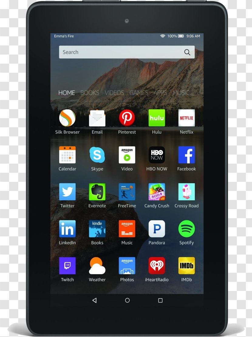 Amazon.com Fire HD 10 Android OS Computer - Hd Transparent PNG