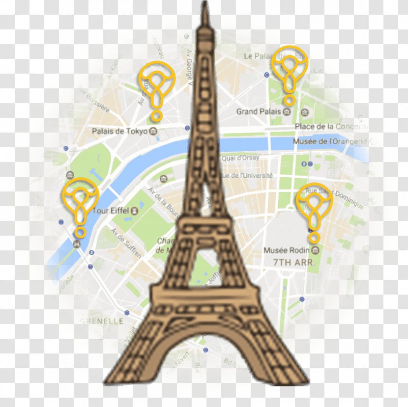 Eiffel Tower Download - Locationbased Service Transparent PNG
