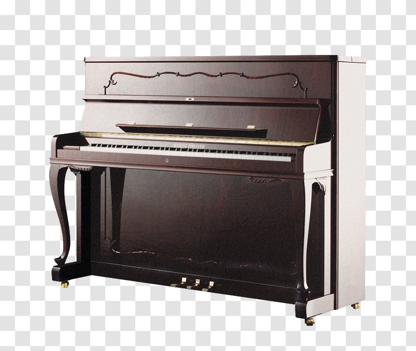Germany August Förster Grand Piano Upright - Tree Transparent PNG