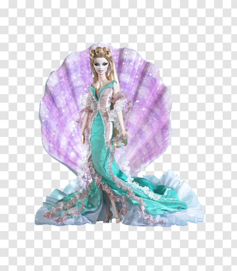 Barbie Doll As Medusa Aphrodite Rainbow Lights Mermaid - Figurine Transparent PNG