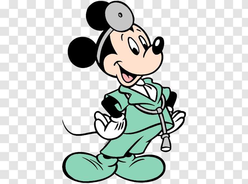 Mickey Mouse Minnie Coloring Book Physician Drawing - Pleased - Tv Doctor Transparent PNG