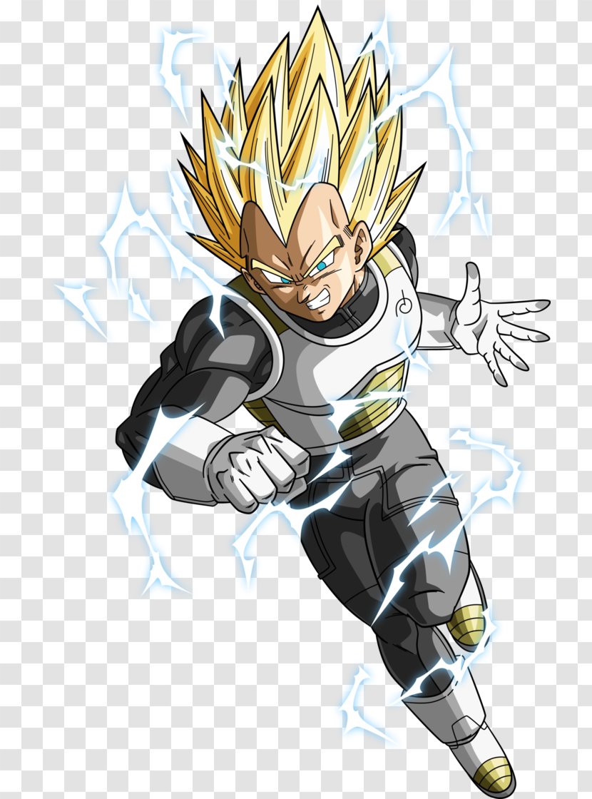 Vegeta Goku Gohan Super Saiya Dragon Ball - Watercolor Transparent PNG