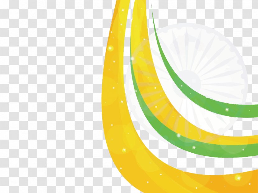 Yellow Wallpaper - Computer - Vector Curve India Independence Day Transparent PNG