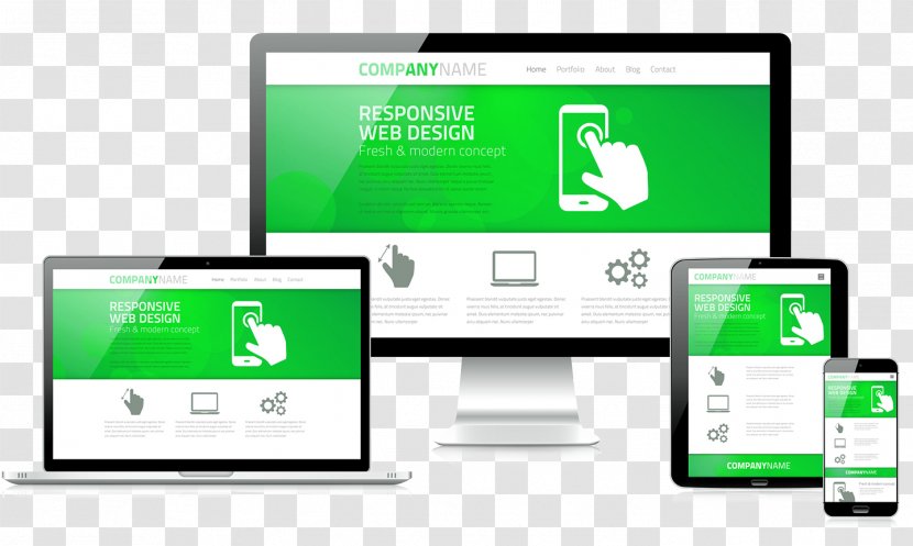 Responsive Web Design Website Development Professional Application - Mobile Device Transparent PNG