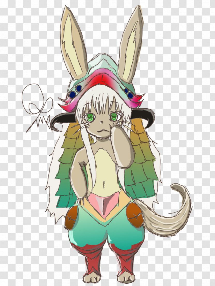 Rabbit Made In Abyss Nanachi Easter Bunny - Watercolor Transparent PNG