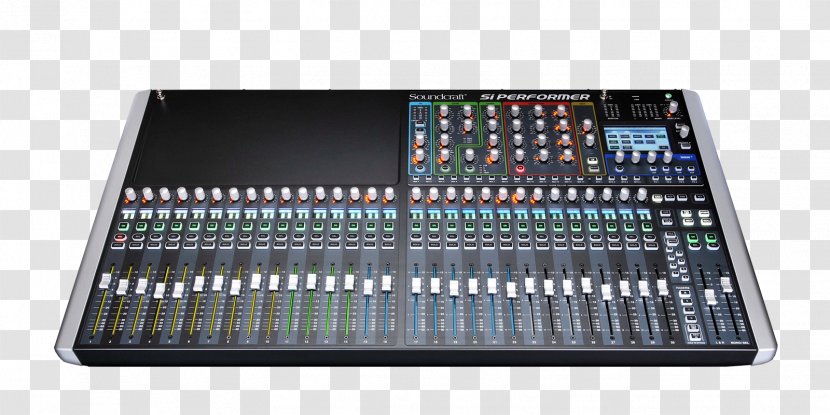 Soundcraft Audio Mixers Digital Mixing Console - Equipment - Remote Drawing Transparent PNG