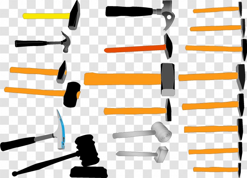 Tool Hammer Clip Art Transparent PNG