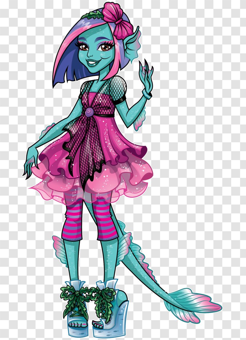 Monster High Doll Frankie Stein Loch Ness Ever After - Character - Hay Transparent PNG