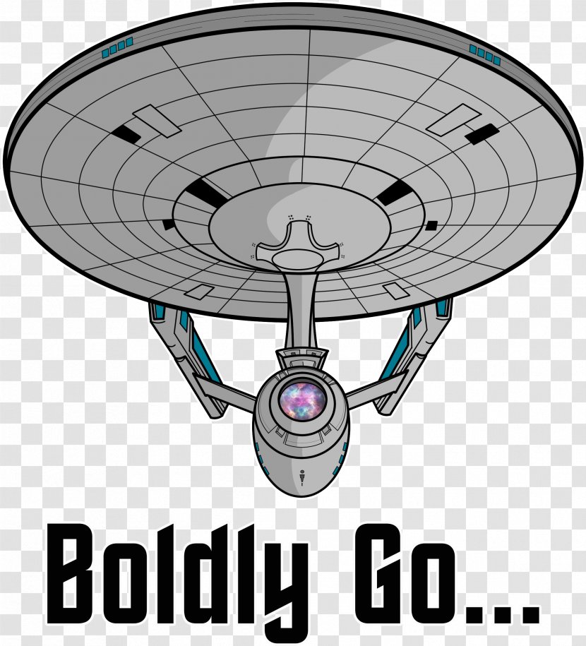 Starship Enterprise USS (NCC-1701) Star Trek Drawing - Rallying Cry Transparent PNG