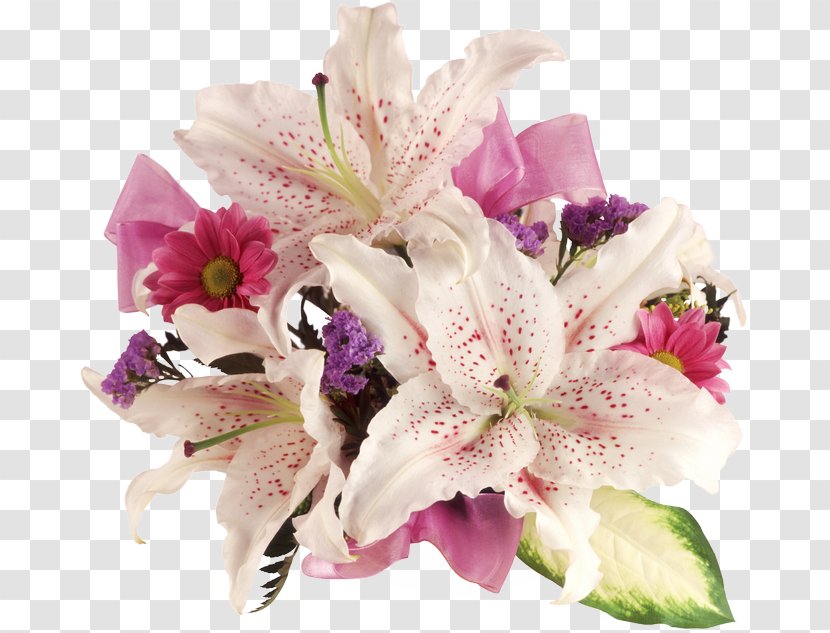 Lilium Flower Bouquet Натяжна стеля - Floral Design Transparent PNG