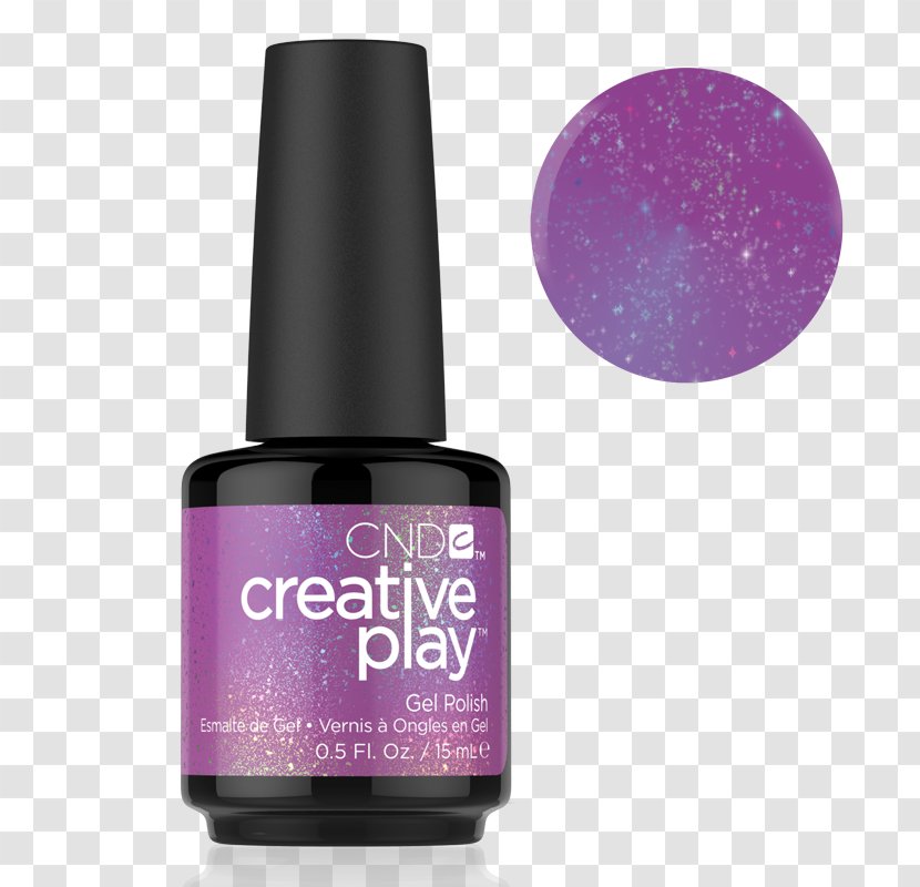 Gel Nails Гель-лак Nail Art Polish - Varnish - Purple Glitter Transparent PNG