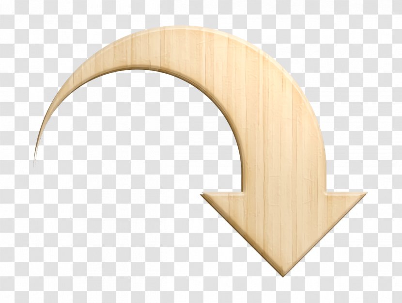 Arrow Icon Curved - Number - Crescent Transparent PNG
