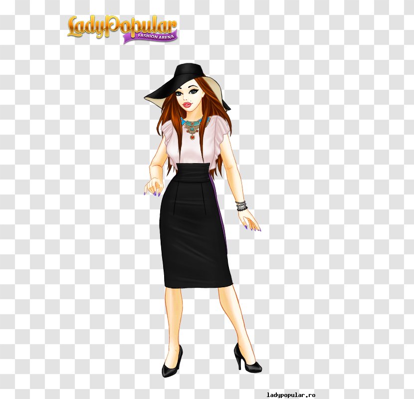 Lady Popular Fashion Costume Game Dress-up - Blog - Stefania Transparent PNG
