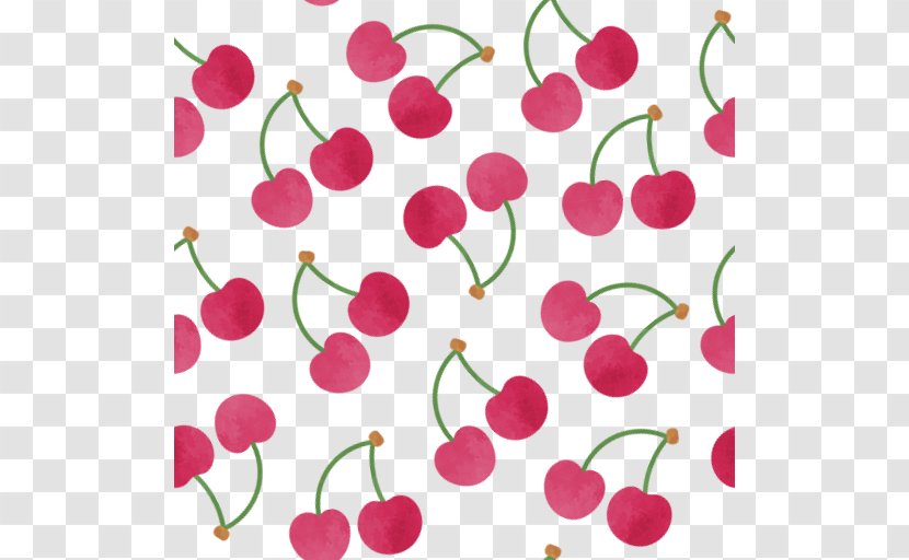 Cherry Clip Art - Motif - Seamless Background Shading Transparent PNG