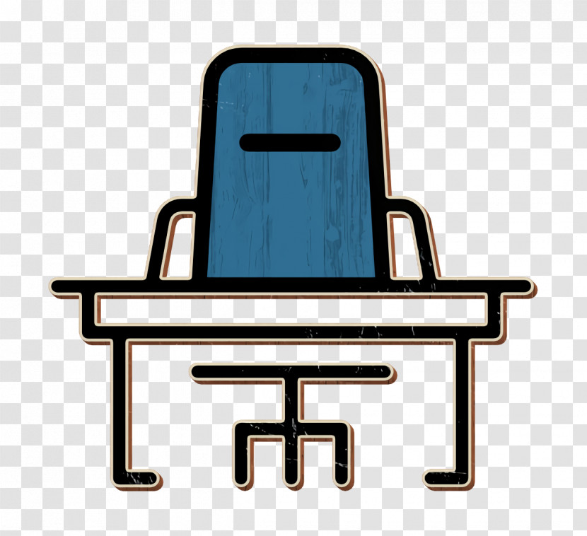 Business Set Icon Desk Icon Transparent PNG