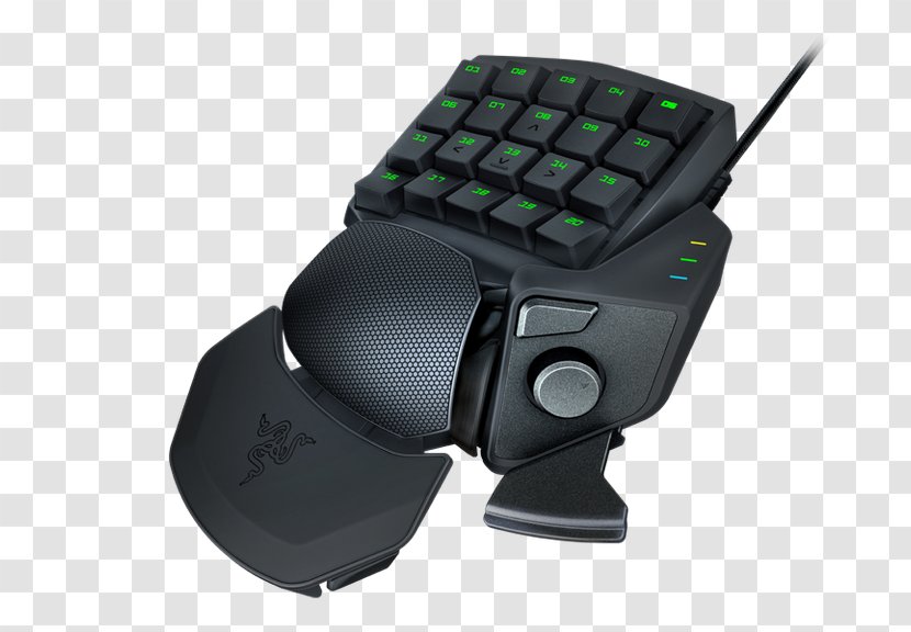 Computer Mouse Keyboard Razer Orbweaver Elite Keypad Gaming Inc. - Backlight Transparent PNG