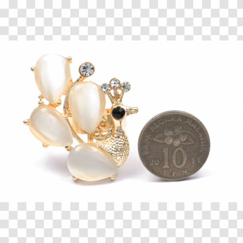 Pearl Earring Body Jewellery Diamond Transparent PNG