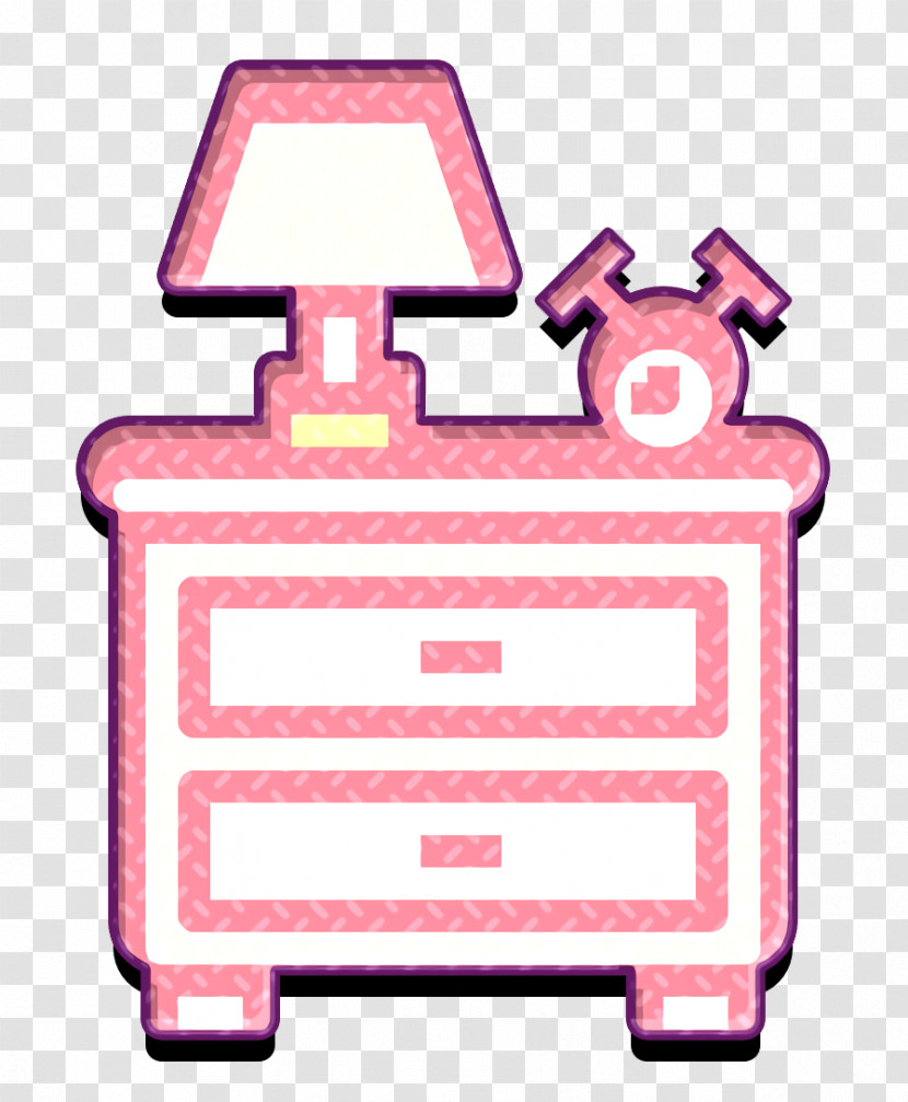 Nightstand Icon Home Equipment Icon Transparent PNG