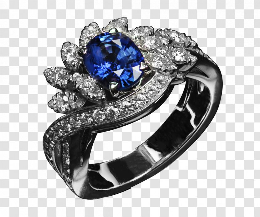 Sapphire Body Jewellery Diamond - Blue Transparent PNG