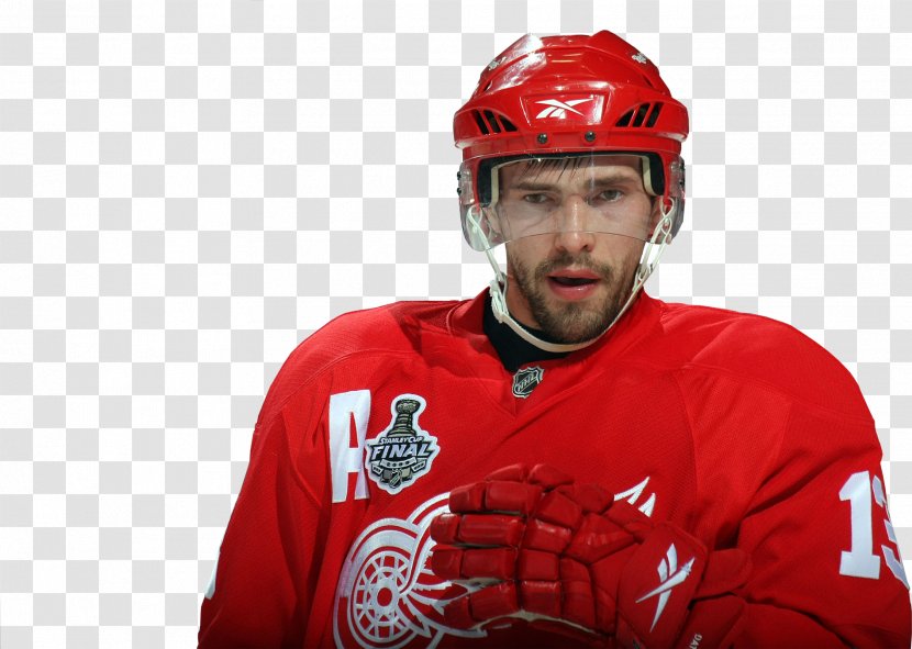 Pavel Datsyuk Goaltender Mask Detroit Red Wings 2002 Winter Olympics Russian National Ice Hockey Team - Jersey Transparent PNG