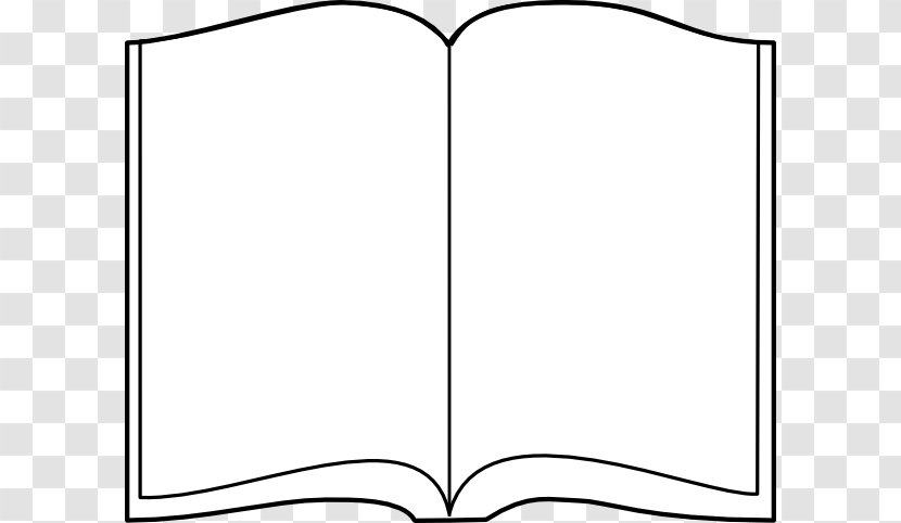 Hardcover Book Outline Clip Art - Pictures Of Open Books Transparent PNG