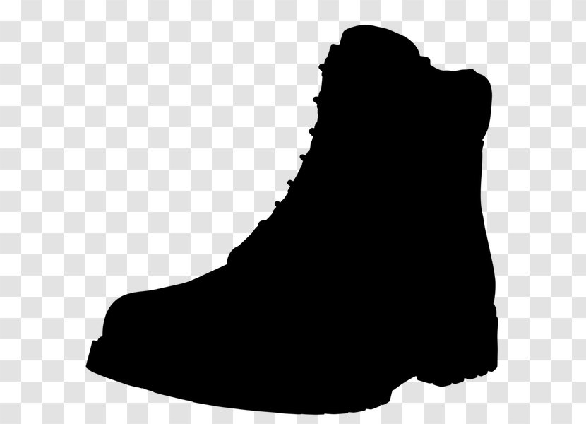 Shoe Walking Joint Font Silhouette - Blackandwhite - Boot Transparent PNG