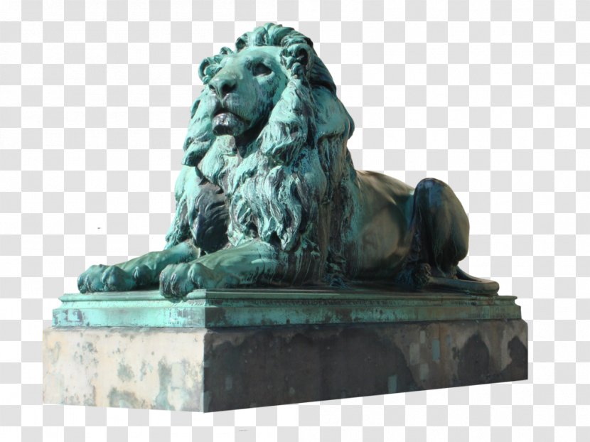 Statue Bronze Sculpture Classical - Lion Transparent PNG