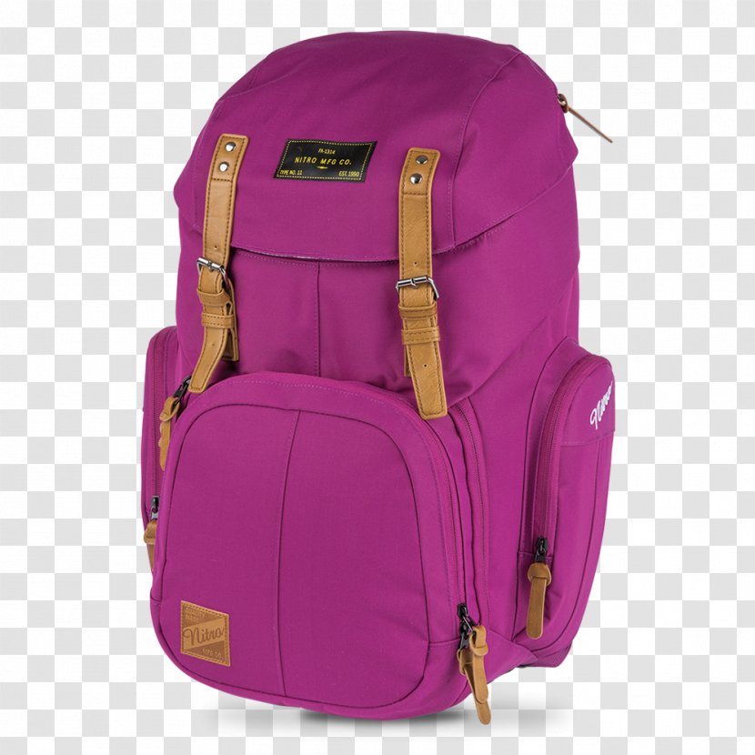 Backpack Samsonite Travel Holiday Home Baggage - Violet Transparent PNG