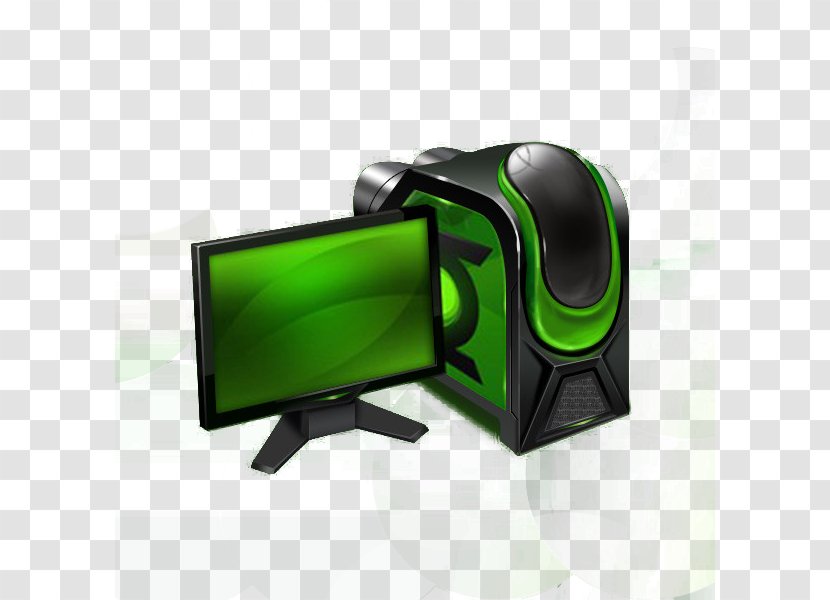 Desktop Computers Download - Electronic Device - Green Games Transparent PNG