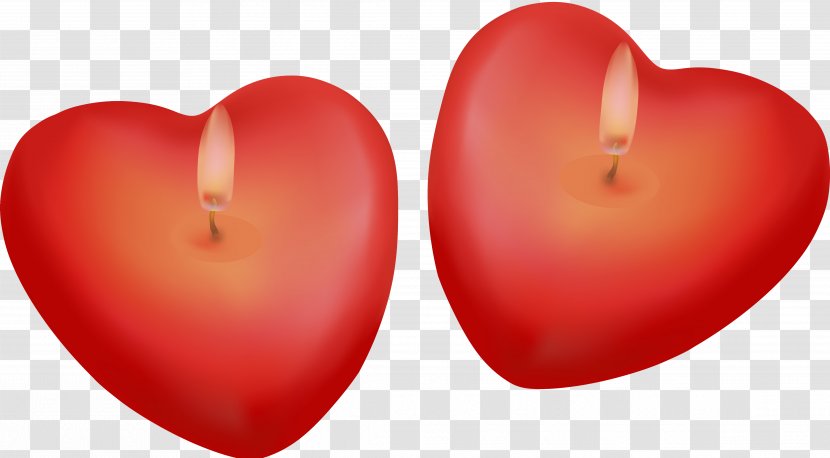 Apple Fruit Heart - Valentines Day Transparent PNG