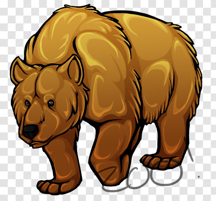 Lion Grizzly Bear Canidae Clip Art - Watercolor Transparent PNG