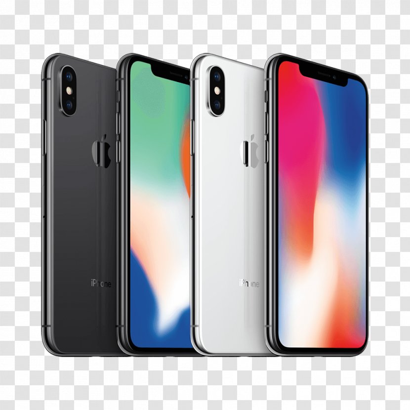 IPhone X Apple AT&T Mobility LTE Smartphone - Mobile Service Provider Company Transparent PNG