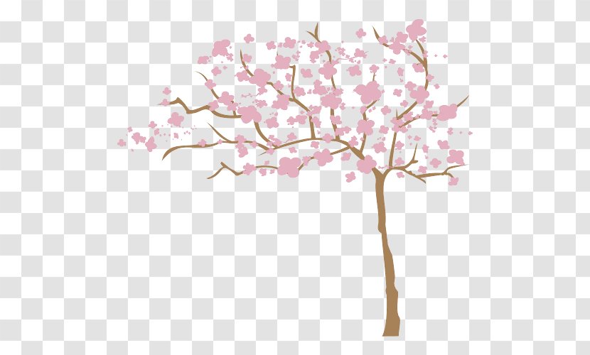 Tree Paper Room Partition Wall - Blossom Transparent PNG