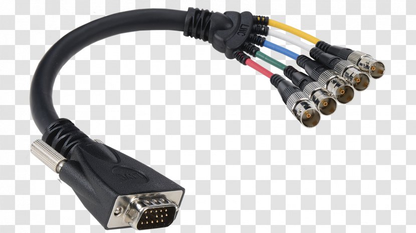 Serial Cable Electrical Connector VGA BNC - Harness - Bnc Transparent PNG
