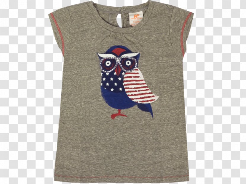 Owl T-shirt Textile Sleeve Outerwear Transparent PNG