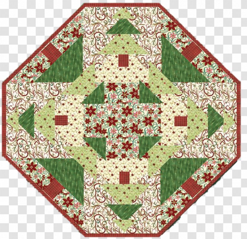 Quilt In A Day Textile Patchwork Pattern - Craft - Christmas Transparent PNG