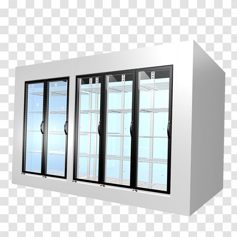 Cámara De Refrigeración Equipos Refrigeration Refrigerator Freezers - Glass Transparent PNG